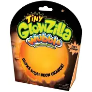 Tiny Glowzilla Wubble svetleča neonska mehurčkasta žoga oranžne barve 30 cm