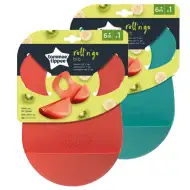 Tommee Tippee: RollNGo silikonska slinčka z naramnicami v več izvedbah