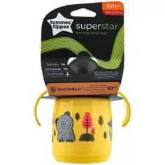 Tommee Tippee: Superstar rumen učeči lonček s slamico 300 ml