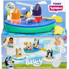 Tomy Toomies: Bluey družinska vožnja s čolnom, kopalna igrača