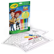 Toy Story 5: Barvanka in delovni zvezek s flomastri