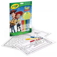 Toy Story 5: Barvanka in delovni zvezek s flomastri