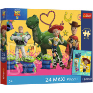 Toy Story 5 Igrače in prijatelji 24‑delna Maxi sestavljanka - Trefl