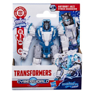 Transformers Cyberworld Cyber Changers: Autobot Jazz preoblikljiva robotska figura - Hasbro