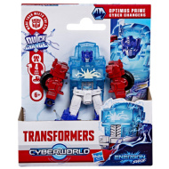 Transformers Cyberworld Cyber Changers: Optimus Prime preoblikljiva robotska figura - Hasbro