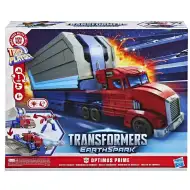 Transformers Earthspark: Optimus Prime bojni prikolica igralni set - Hasbro