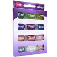 TyToo: Osnovne barve komplet bleščic 12x2,5 ml