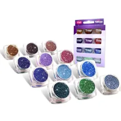 TyToo: Set dodatnih barv bleščic v prahu 12 x 2,5 ml slika 2