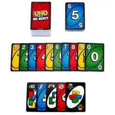 UNO Brez usmiljenja igra s kartami - Mattel slika 3