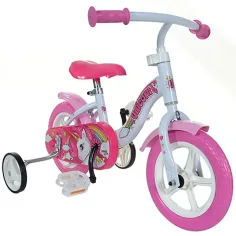 Unikornis roza-belo otroško kolo v velikosti 10 - kolo Dino bikes slika 2