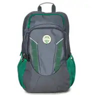 Velik siv šolski nahrbtnik z grbom Fradi