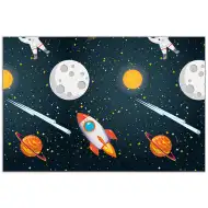 Vesoljska pustolovščina plastični prt 120x180cm