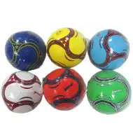 Vzorčasta, umetno usnjena nogometna žoga, 23 cm, na voljo v več barvnih različicah