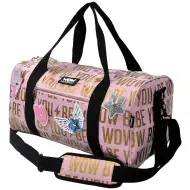 WOW Generation: Roza-zlata športna torba z nalepkami 43cm