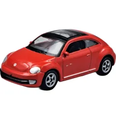 Welly: Volkswagen Beetle sodoben rdeč mali avtomobilski model 1/64 slika 2