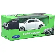 Welly: model majhnega avtomobila Volkswagen Hrošč v belem, merilo 1/64