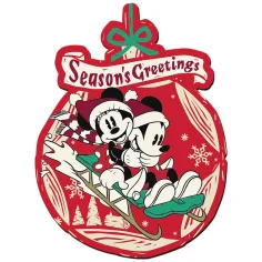 Wood Craft: Disney - Mickey in Minnie Božič 160 kosov premium lesena sestavljanka - Trefl slika 2