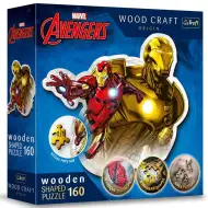 Wood Craft: Marvel Maščevalci - Iron Man 160 kosov premium lesena sestavljanka - Trefl