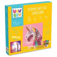 WowBox: Kreativni set za izdelavo slike z LED lučkami in samorogom