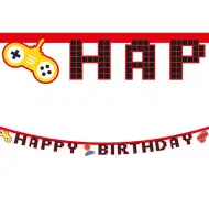 Zastava za zabavo z motivom igralca, 200 cm