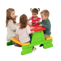 Zelena piknik miza 70x79x47cm slika 2