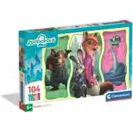 Zootropolis 2, 104-delna Super Color sestavljanka - Clementoni
