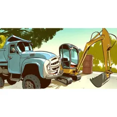 Zviti Bobcat in Bager Marko (Garažna druščina) diaprojekcija slika 2