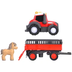 ABC Massey prevozni traktor s konjem - Simba Toys slika 5