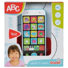 ABC pametni telefon v belo-modri barvi s svetlobnimi in zvočnimi učinki 13 cm - Simba Toys slika 2