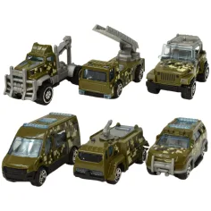 Army Die-Cast: 6-delni set vojaških avtomobilčkov slika 2