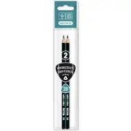 Ars Una: 2-delni paket trikotnih črtastih grafitnih svinčnikov 2B