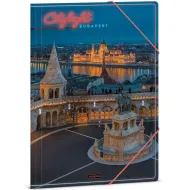 Ars Una: Citylight Budapest A/4 gumijasta mapa