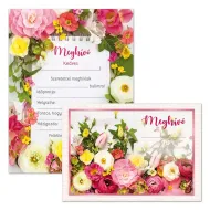 Ars Una: Cvetlična vabila za zabavo z ovojnico, 10 kosov