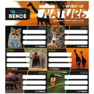 Ars Una: Spirit of Nature pakirana nalepka za zvezke, 3x6 kos