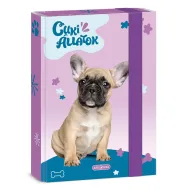 Ars Una: Srčkana mapa za zvezke A/5 z motivom francoskega buldoga