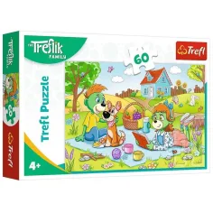 Avanture družine Treflik - 60 kosov sestavljanke - Trefl