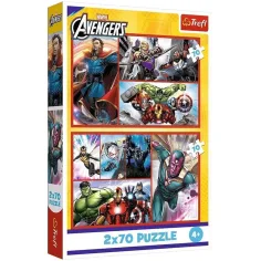Avengers - Maščevalci - 2 x 70 kosov puzzle - Trefl