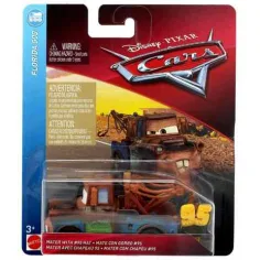 Avtomobili 3.: Matuka z 95-jo okrasno glavo karakter majhnega avtomobila 1/55 - Mattel