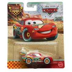 Avtomobili Bliskovit McQueen svetlo modre kolesa mali avto 1/55 – Mattel slika 1