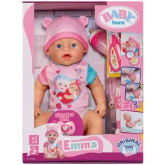 Baby Born: Emma interaktivna punčka s priborom 43 cm - Zapf Creation slika 3