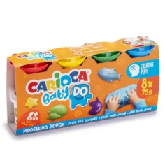 Baby Do 8-delni set barvne plastelina - Carioca