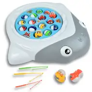 BabyFish: Električna vrtljiva ribiška igrača z morskim psom, z zvokom