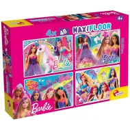 Barbie čarobni svet 4x48-delni maxi talni puzzle 35x25 cm – Lisciani