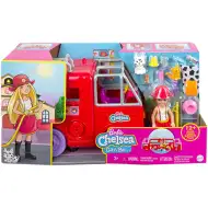 Barbie: Chelsea igralni set z gasilskim avtomobilom - Mattel