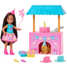 Barbie: Chelsea rojstnodnevna zabava z lutko in kužkom – Mattel slika 3
