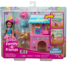 Barbie: Chelsea rojstnodnevna zabava z lutko in kužkom – Mattel