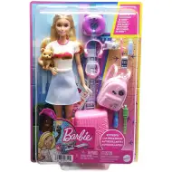 Barbie®: Dreamhouse Adventures Potujoča lutka Barbie z dodatki - Mattel
