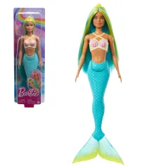 Barbie Dreamtopia: Sirena punčka z modrimi lasmi in plavutjo - Mattel