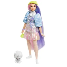 Barbie Extra: Punčka v bleščeči obleki z ljubljenčkom - Mattel slika 3