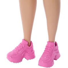 Barbie Fashionista Prijateljice stilska modna punčka v obleki s zvezdnim vzorcem - Mattel slika 4